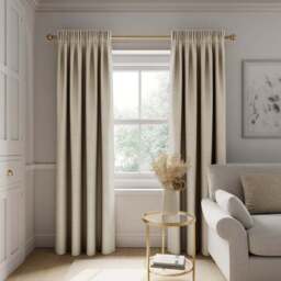Rotterdam Herringbone Blackout Pencil Pleat Curtains - thumbnail 2