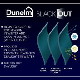 Rotterdam Herringbone Blackout Pencil Pleat Curtains - thumbnail 4