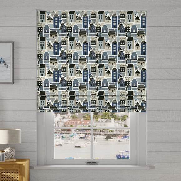 Coastal Clovelly Made to Measure Roman Blind - image 1