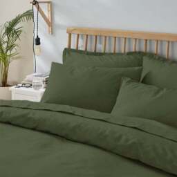 Pure Cotton Plain Dye Duvet Cover - thumbnail 4