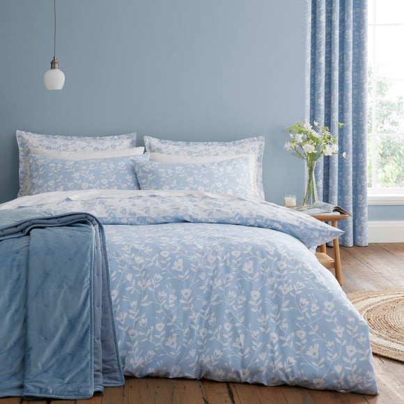 Bibury Floral 100% Cotton Duvet Cover & Pillowcase Set - image 1