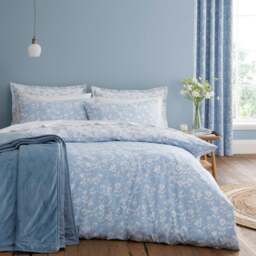 Bibury Floral 100% Cotton Duvet Cover & Pillowcase Set - thumbnail 1