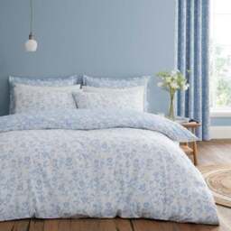 Bibury Floral 100% Cotton Duvet Cover & Pillowcase Set - thumbnail 5