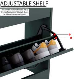 Vida Designs 3 Door Shoe Drop - thumbnail 5