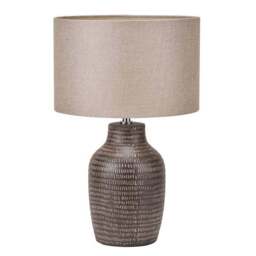 Pacific Lifestyle Kai Textured Ceramic Table Lamp - thumbnail 5