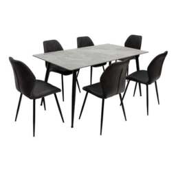 Riga Rectangular 6 Seater Dining Table - thumbnail 4