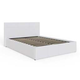 Side Lift Ottoman Bed, Faux Leather - thumbnail 3