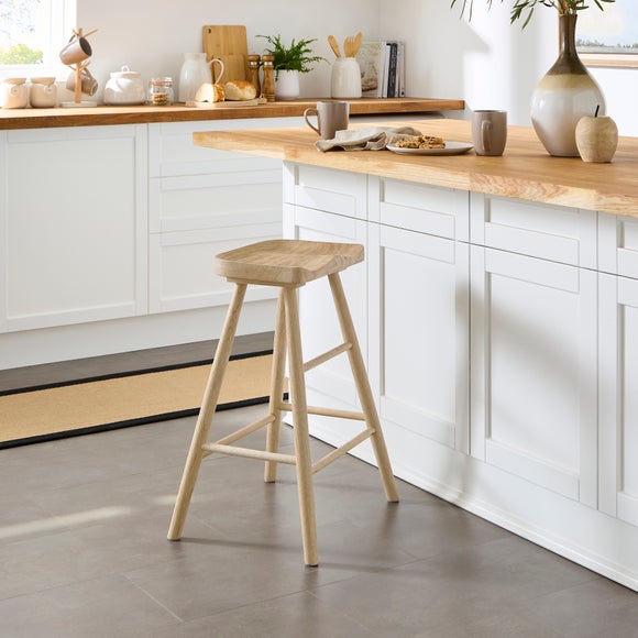 Loxwood Counter Height Bar Stool, Solid Oak - image 1