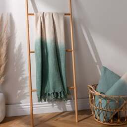 Furn. Mizu Cotton Throw Blanket - thumbnail 1