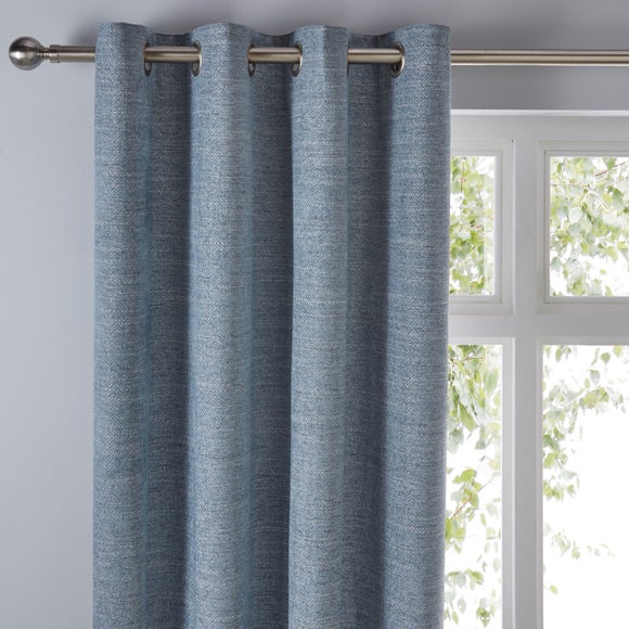 Churchgate Swithland Herringbone Eyelet Curtains (Blackout Available) - image 1