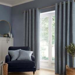 Churchgate Swithland Herringbone Eyelet Curtains (Blackout Available) - thumbnail 2