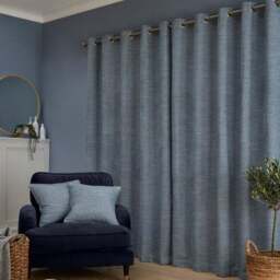 Churchgate Swithland Herringbone Eyelet Curtains (Blackout Available) - thumbnail 5