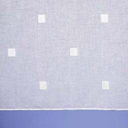 By the Metre Zen Lace Net Slot Top Curtain Fabric - thumbnail 2