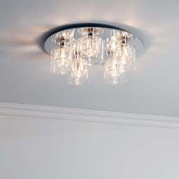Vogue Armoury 5 Light Flush Ceiling Light - thumbnail 1