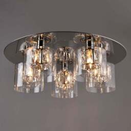 Vogue Armoury 5 Light Flush Ceiling Light - thumbnail 2