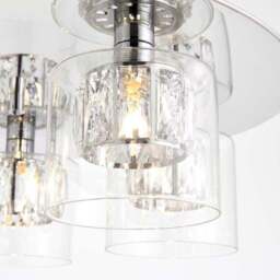 Vogue Armoury 5 Light Flush Ceiling Light - thumbnail 4