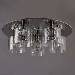 Vogue Armoury 5 Light Flush Ceiling Light - thumbnail 3
