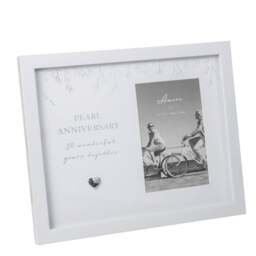 Amore Pearl Wedding Anniversary Photo Frame