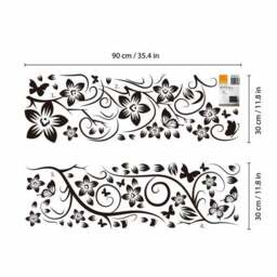 Walplus Huge Butterfly Vine Wall Stickers - thumbnail 5