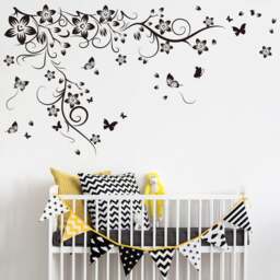 Walplus Huge Butterfly Vine Wall Stickers