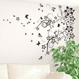 Walplus Huge Butterfly Vine Wall Stickers - thumbnail 2