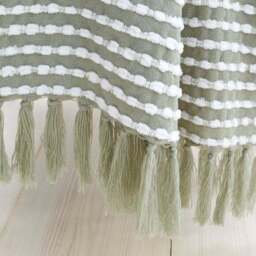 Catherine Lansfield Stab Stitch Throw Blanket 125cm x 150cm - thumbnail 4