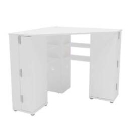 Elena Corner Dressing Table, White - thumbnail 3
