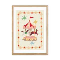 East End Prints The Magic Carousel Print - thumbnail 2