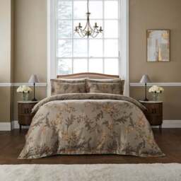 Dorma Moonlight Blossom 100% Cotton Oxford Pillowcase Pair - thumbnail 2