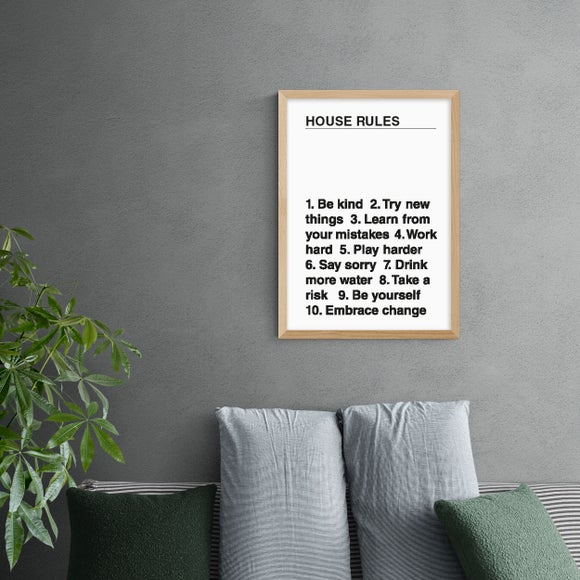 East End Prints House Rules Print - image 1