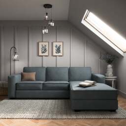 Claude Tonal Chenille Corner Chaise Sofa - thumbnail 1