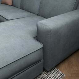 Claude Tonal Chenille Corner Chaise Sofa - thumbnail 3