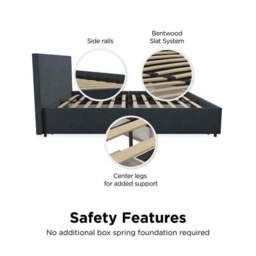 Novogratz Kelly 4 Drawer Bed, Linen - thumbnail 5