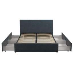 Novogratz Kelly 4 Drawer Bed, Linen - thumbnail 4