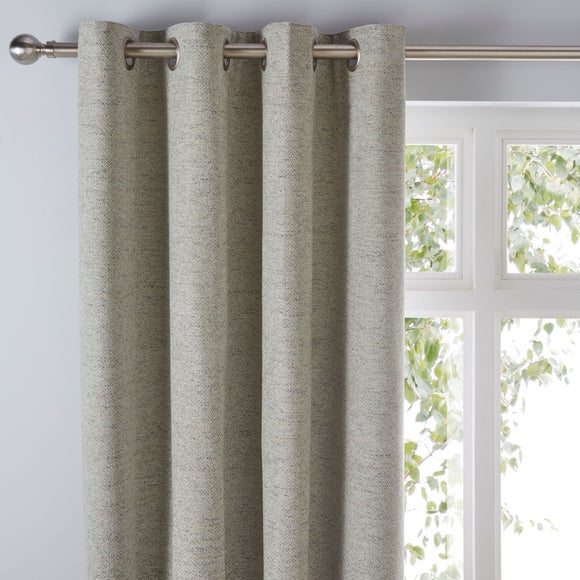 Churchgate Swithland Herringbone Eyelet Curtains (Blackout Available) - image 1