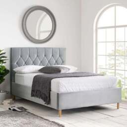 Loxley Velvet Ottoman Bed Frame - thumbnail 2