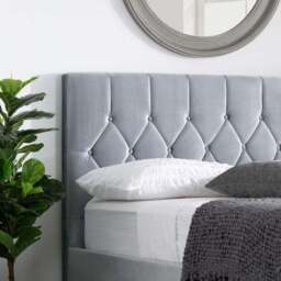 Loxley Velvet Ottoman Bed Frame - thumbnail 3