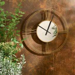 Zen Luxe Indoor Outdoor Wall Clock - thumbnail 1