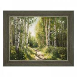 Cedar & Sage Dream in Green Framed Canvas - thumbnail 4