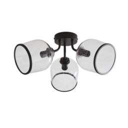 Lenny 3 Light Semi Flush Ceiling Light - thumbnail 5