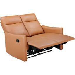 Lugo Faux Leather Manual Recliner 2 Seater Sofa - thumbnail 4