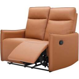 Lugo Faux Leather Manual Recliner 2 Seater Sofa - thumbnail 5