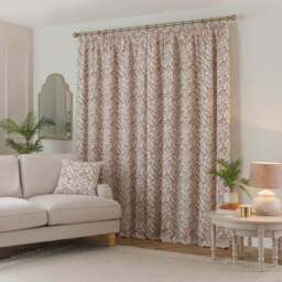Shimla Embroidered Floral Pencil Pleat Curtains - thumbnail 4