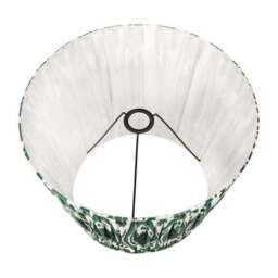 Izara Ikat Patterned Gathered Tapered Lamp Shade - thumbnail 3