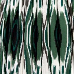 Izara Ikat Patterned Gathered Tapered Lamp Shade - thumbnail 5