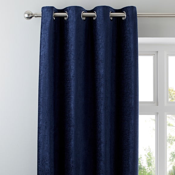Chenille Eyelet Curtains (Blackout Available) - image 1