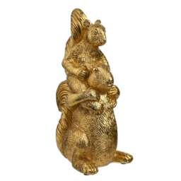 Hestia Gold Squirrels Ornament - thumbnail 1
