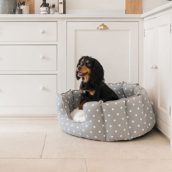 Lords and Labradors Spotty High Wall Dog Bed - image 1