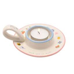 Love Life Mum Love You So Much Ceramic Tealight Holder - thumbnail 4