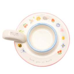 Love Life Mum Love You So Much Ceramic Tealight Holder - thumbnail 3